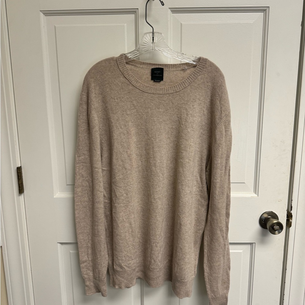 Beige Mens cashmere sweater‎